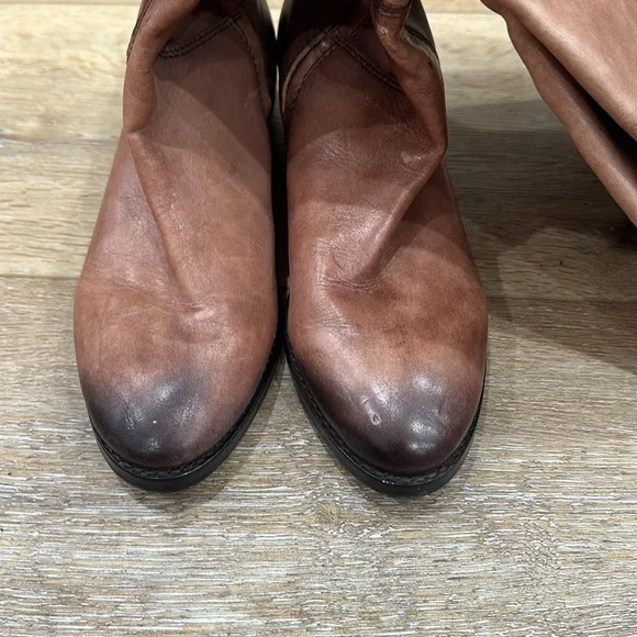 Arturo Chiang  Leather Riding Boots - Size 8 - Picture 5 of 8